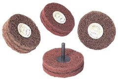 Standard Abrasives - 6" Diam, 2" Face Width, 1" Center Hole, Medium Grade, Aluminum Oxide Deburring Wheel - Convolute, Medium Density 5 Grade, 6,000 RPM - All Tool & Supply