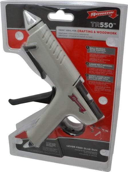 Arrow - Full Barrel Frame Electric Hot Glue Gun - Use with 1/2" Diam Hot Melt Glue Stick - All Tool & Supply