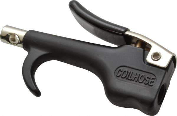 Coilhose Pneumatics - Safety Nickel Tipped Thumb Lever Blow Gun - 1/4 NPT, Zinc - All Tool & Supply