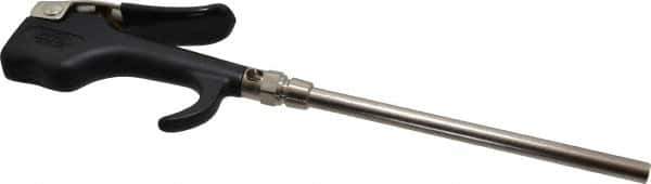 Coilhose Pneumatics - Safety Extension Tube Thumb Lever Blow Gun - 1/4 NPT, 6" Tube Length, Zinc - All Tool & Supply