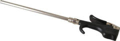 Coilhose Pneumatics - Safety Extension Tube Thumb Lever Blow Gun - 1/4 NPT, 8" Tube Length, Zinc - All Tool & Supply