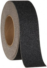 NMC - Black Solid Color Anti-Slip Vinyl Tape - 4" Wide x 60' Long x 0.02" Thick, General Traffic - All Tool & Supply