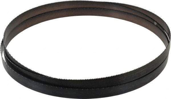 Disston - 10 TPI, 9' Long x 3/4" Wide x 0.032" Thick, Welded Band Saw Blade - Carbon Steel, Toothed Edge, Raker Tooth Set, Flexible Back, Contour Cutting - All Tool & Supply