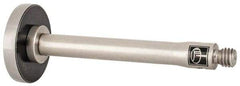 Renishaw - 1/2 Inch Ball Diameter, Stainless Steel Stem, M3 Thread, Steel Point Disc Tip CMM Stylus - 2.2 mm Working Length, 0.1378 Inch Stem Diameter, 30.8 mm Overall Length - All Tool & Supply