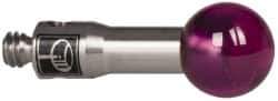 Renishaw - 0.1969 Inch Ball Diameter, Stainless Steel Stem, M2 Thread, Ruby Point Ball Tip CMM Stylus - 0.3937 Inch Working Length, 0.0984 Inch Stem Diameter, 0.3937 Inch Overall Length - All Tool & Supply