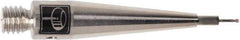 Renishaw - 0.0197 Inch Ball Diameter, Carbide Stem, M3 Thread, Ruby Point Ball Tip CMM Stylus - 0.0787 Inch Working Length, 0.02 Inch Stem Diameter, 0.8268 Inch Overall Length - All Tool & Supply