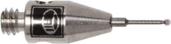 Renishaw - 0.0197 Inch Ball Diameter, Carbide Stem, M2 Thread, Ruby Point Ball Tip CMM Stylus - 0.1181 Inch Working Length, 0.02 Inch Stem Diameter, 0.3937 Inch Overall Length - All Tool & Supply