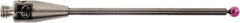 Renishaw - 0.0591 Inch Ball Diameter, Carbide Stem, M2 Thread, Ruby Point Ball Tip CMM Stylus - 0.8858 Inch Working Length, 0.0394 Inch Stem Diameter, 1.1811 Inch Overall Length - All Tool & Supply