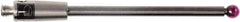 Renishaw - 0.0787 Inch Ball Diameter, Carbide Stem, M2 Thread, Ruby Point Ball Tip CMM Stylus - 0.8858 Inch Working Length, 0.0591 Inch Stem Diameter, 1.1811 Inch Overall Length - All Tool & Supply