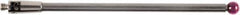 Renishaw - 0.1181 Inch Ball Diameter, Carbide Stem, M2 Thread, Ruby Point Ball Tip CMM Stylus - 1.8504 Inch Working Length, 0.0787 Inch Stem Diameter, 1.9685 Inch Overall Length - All Tool & Supply