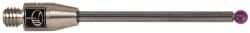 Renishaw - 0.0787 Inch Ball Diameter, Carbide Stem, M3 Thread, Ruby Point Ball Tip CMM Stylus - 0.8976 Inch Working Length, 0.0591 Inch Stem Diameter, 1.1811 Inch Overall Length - All Tool & Supply