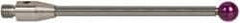 Renishaw - 0.1575 Inch Ball Diameter, Carbide Stem, M3 Thread, Ruby Point Ball Tip CMM Stylus - 1.811 Inch Working Length, 0.0787 Inch Stem Diameter, 1.9685 Inch Overall Length - All Tool & Supply