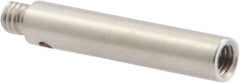 Renishaw - M3 Female and Male Connection, 0.1575 Inch Stem Diameter, Stainless Steel, CMM Stylus Extension - 0.7874 Inch Overall Length, For Use with M3 Threaded Stylus Range - All Tool & Supply