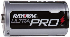 Rayovac - Size D, Alkaline, Standard Battery - 1.5 Volts, Button Tab Terminal - All Tool & Supply