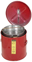 Justrite - Bench Top Solvent-Based Parts Washer - 6 Gal Max Operating Capacity, Steel Tank, 14-1/4" High x 15-5/8" Wide - All Tool & Supply