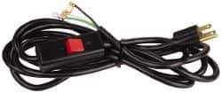 Gast - 1/3 HP Power Cord Assembly with Switch - 10 Ft. Long, 115-1 Voltage - All Tool & Supply