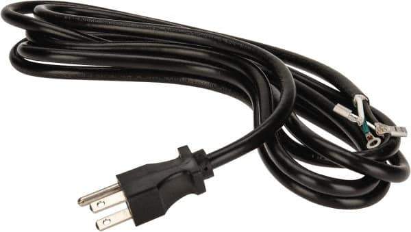 Gast - 1/3 HP Power Cord Assembly - 10 Ft. Long, 115-1 Voltage - All Tool & Supply