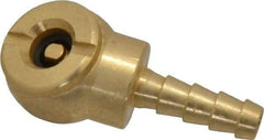 Acme - Closed Check Brass Air Chuck - Ball Foot Chuck, 1/4 Barbed - All Tool & Supply