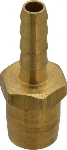 Acme - Open Check Brass Air Chuck - Straight Push On Chuck, 1/4 Barbed - All Tool & Supply