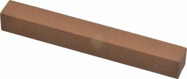 Norton - 4" Long x 1/2" Wide x 1/2" Thick, Aluminum Oxide Sharpening Stone - Square - All Tool & Supply