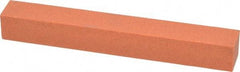 Norton - 4" Long x 1/2" Wide x 1/2" Thick, Aluminum Oxide Sharpening Stone - Square - All Tool & Supply