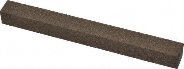 Norton - 4" Long x 3/8" Wide x 3/8" Thick, Aluminum Oxide Sharpening Stone - Square - All Tool & Supply