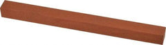 Norton - 6" Long x 1/2" Wide x 1/2" Thick, Aluminum Oxide Sharpening Stone - Square, Fine Grade - All Tool & Supply