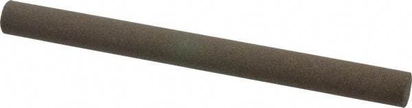 Norton - 6" Long x 1/2" Diam x 1/2" Thick, Aluminum Oxide Sharpening Stone - Round, Coarse Grade - All Tool & Supply