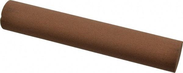 Norton - 6" Long x 1" Diam x 1" Thick, Aluminum Oxide Sharpening Stone - Round, Medium Grade - All Tool & Supply