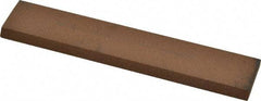 Norton - 5" Long x 1" Wide x 3/16" Thick, Aluminum Oxide Sharpening Stone - Rectangle, Medium Grade - All Tool & Supply