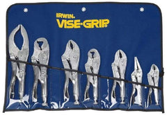 Irwin - 7 Piece Locking Plier Set - Comes in Kit Bag - All Tool & Supply