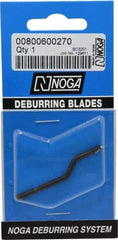 Noga - 1/8" Max Head Diam Countersink Blade - High Speed Steel, Right Handed Blade, Compatible with NogaGrip-1 Handle, RotoDrive Holder, for Hole Inner Surface & Outer Edge - All Tool & Supply