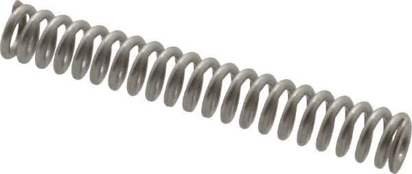 Gardner Spring - 0.18" OD, 0.032" Wire, 1-1/4" Free Length, Precision Compression Spring - 23.5 Lb Spring Rating, Stainless Steel - All Tool & Supply