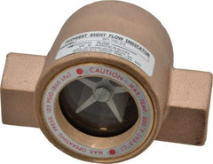 Dwyer - 3/4 Inch, Bronze Body Sight Flow Indicator - 125 Max psi, 4 Inch Overall Length, 200°F - All Tool & Supply