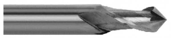 Magafor - 16mm Body Diam, 90°, 3-1/8" OAL, Solid Carbide Spotting Drill - All Tool & Supply