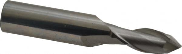 Magafor - 3/8" Body Diam, 90°, 2-3/4" OAL, Solid Carbide Spotting Drill - All Tool & Supply