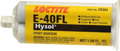 Loctite - 50 mL Cartridge Two Part Epoxy - 40 min Working Time, Series E-40FL - All Tool & Supply