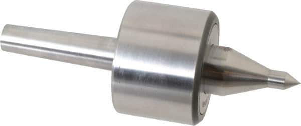 Riten - MT2 Taper Shank, 2-3/8" Head Diam 4,480 Lb Capacity Live Center - 4,000 Max RPM, 1-3/4" Head Length, 3/8" Point Diam, 1-7/8" Point Len, 310 Lb Max Workpc, 6-7/16" OAL, 5/8" Long Tip, Long Point - All Tool & Supply