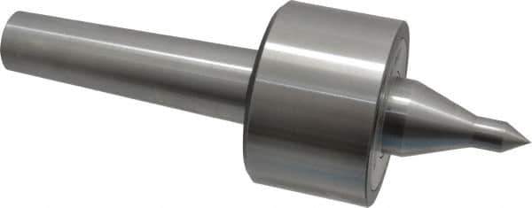 Riten - MT4 Taper Shank, 3" Head Diam 6,000 Lb Capacity Live Center - 4,000 Max RPM, 1-31/32" Head Length, 1/2" Point Diam, 2.2188" Point Len, 1,100 Lb Max Workpc, 8-5/8" OAL, 13/16" Long Tip, Long Point - All Tool & Supply