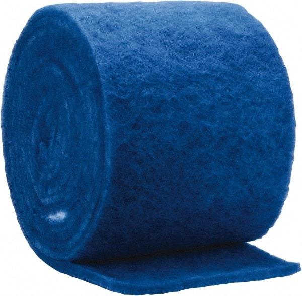 Made in USA - 45' Long x 20" Wide x 2" Thick Polyester Media Air Filter Media Roll - MERV 4, 78% Arrestance Efficiency, 500 FPM Max Air Flow, 0.2" wpg Init Resist, 1" wpg Final Resist, Use with Any Unit - All Tool & Supply