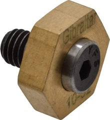 Gibraltar - 1/2" Hex, 10-32 Stud Thread, Symmetrical Hex Clamp - 0.11" Hex Height, 11/32" Thread Length, 10 Clamps - All Tool & Supply