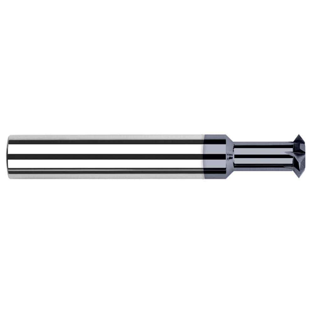 Harvey Tool - 3/16° 3/16" Cut Diam, 0.095" Cut Width, 3/16" Shank, Solid Carbide Double-Angle Cutter - All Tool & Supply