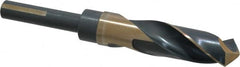 Triumph Twist Drill - 57/64" Drill, 118° Point, High Speed Steel Silver Deming & Reduced Shank Drill Bit - All Tool & Supply