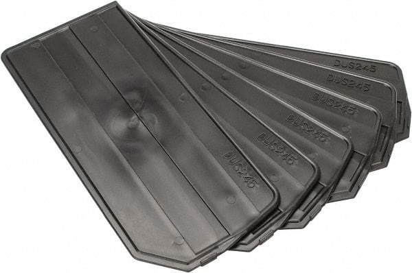 Quantum Storage - 16-1/2" Wide x 5" High, Black Bin Divider - Use with Quantum Storage Systems - QUS 245 - All Tool & Supply