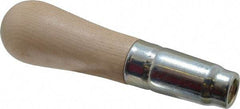 Lutz - 6" Long x 1-9/16" Diam File Handle - 11/32" Bore, 3-3/8" Deep, for Use with 16, 18 & 20" Files - All Tool & Supply