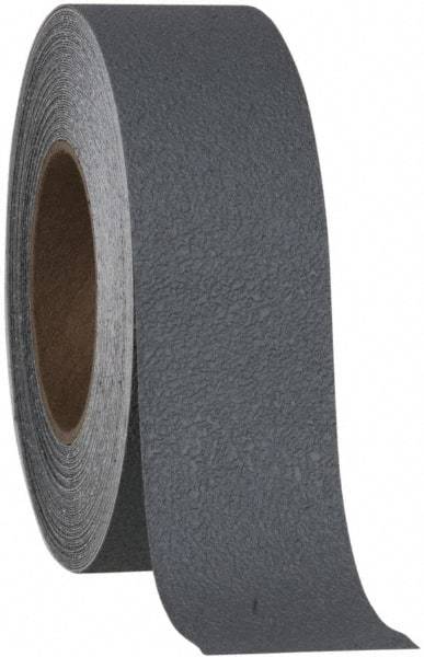 NMC - Gray Solid Color Anti-Slip Vinyl Tape - 12" Wide x 60' Long x 0.02" Thick, General Traffic - All Tool & Supply