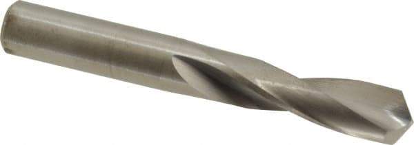 M.A. Ford - 21/64" 118° Spiral Flute Solid Carbide Screw Machine Drill Bit - Bright Finish, Right Hand Cut, 1-1/4" Flute Length, 2-1/2" OAL, Faceted Point, Straight Shank - All Tool & Supply