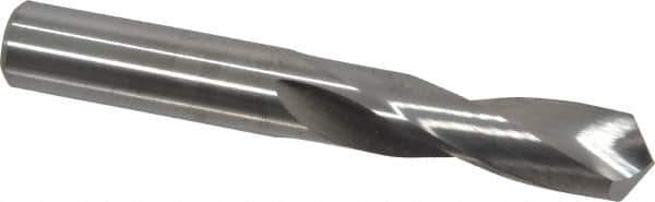 M.A. Ford - 0.348" 118° Spiral Flute Solid Carbide Screw Machine Drill Bit - Bright Finish, Right Hand Cut, 1-1/4" Flute Length, 2-1/2" OAL, Faceted Point, Straight Shank - All Tool & Supply