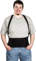 Ergodyne - Size L, Spandex Belt with Adjustable Shoulder Straps - 34 to 38" Waist, Detachable Strap, Black - All Tool & Supply