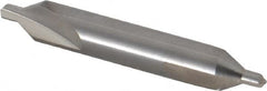 Combo Drill & Countersink: #4, 5/16″ Body Dia, Solid Carbide Bright (Polished) Finish, 1/8″ Point Dia, 1/8″ Point Length, 2-1/8″ OAL, Right Hand Cut, Series 402